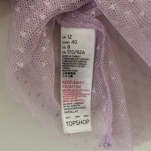 NWOT✨ Topshop Sheer Top - Picture 9 of 9
